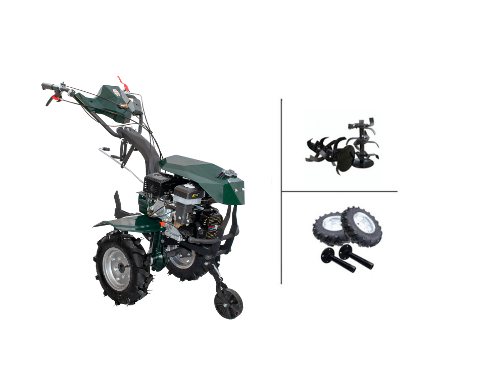 250s Benzinli Çapa Makinası - Teker Takımı (Yeni Model)